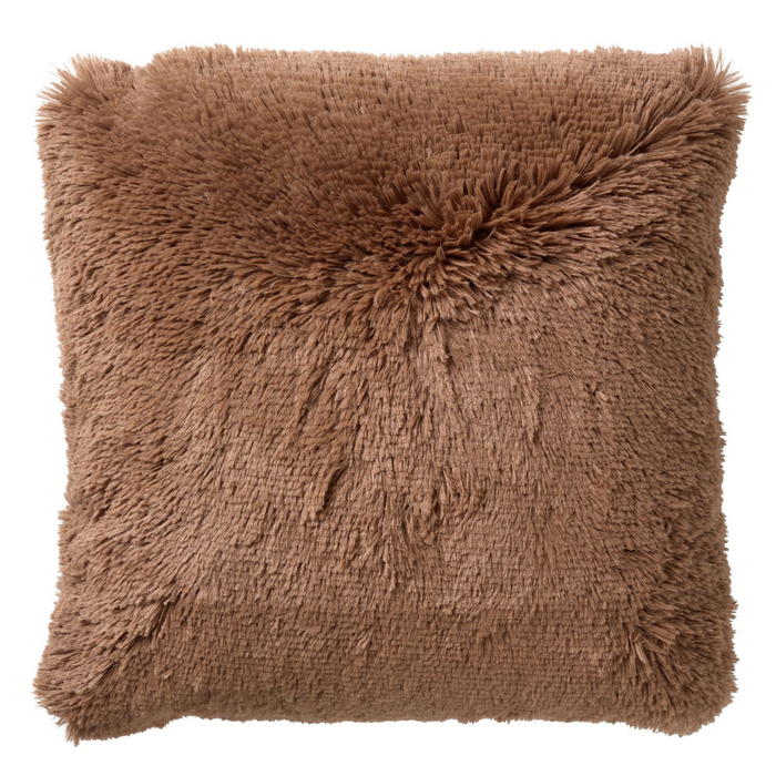 Sierkussen Fluffy 45x45 cm - Tobacco Brown