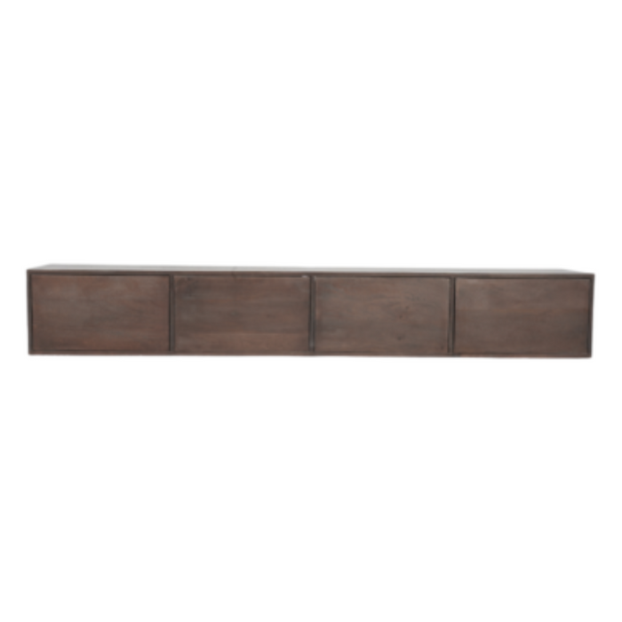 TV meubel Pearl Zwevend Walnut - Large