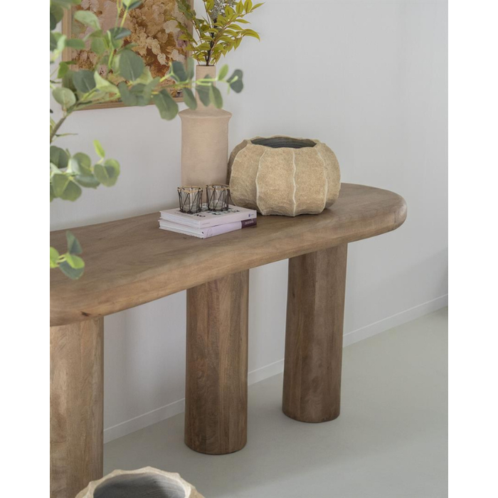 Sidetable Nigel - 180x55 cm - Mangohout | Eleonora