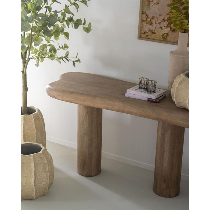 Sidetable Nigel - 180x55 cm - Mangohout | Eleonora