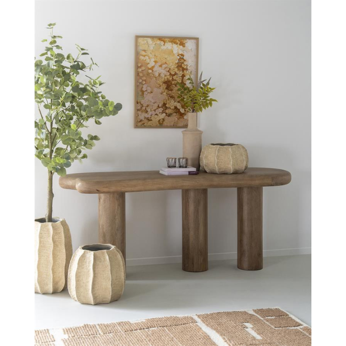 Sidetable Nigel - 180x55 cm - Mangohout | Eleonora