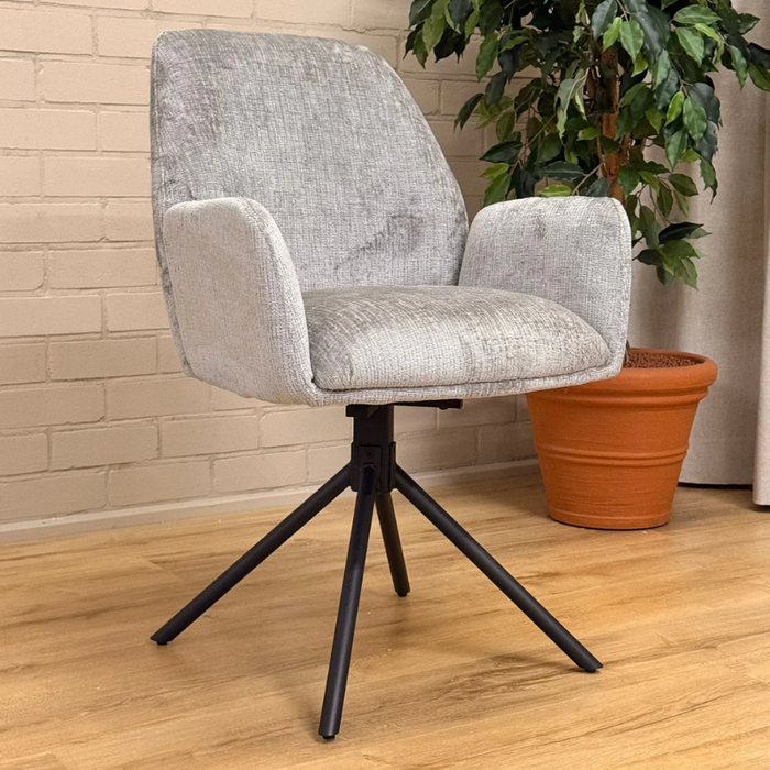 Eetkamerstoel Donatello - Touch Light Grey