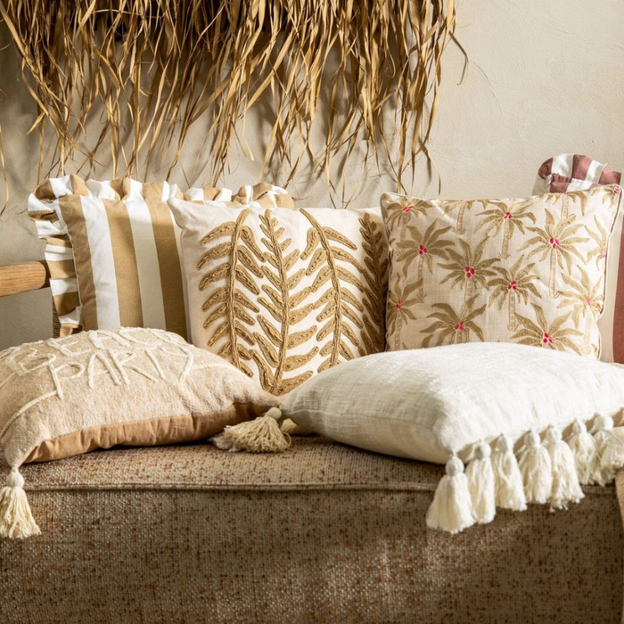 Sierkussen Amir 45x45 cm - Natural Beige