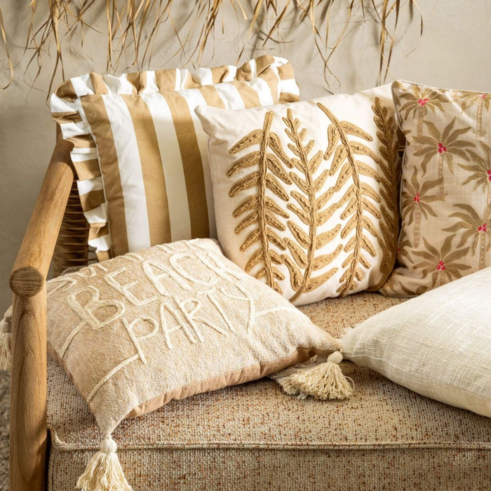 Sierkussen Amir 45x45 cm - Natural Beige