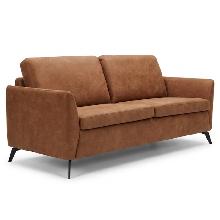 3-Zits Bank Adeon - Microleder Brandy