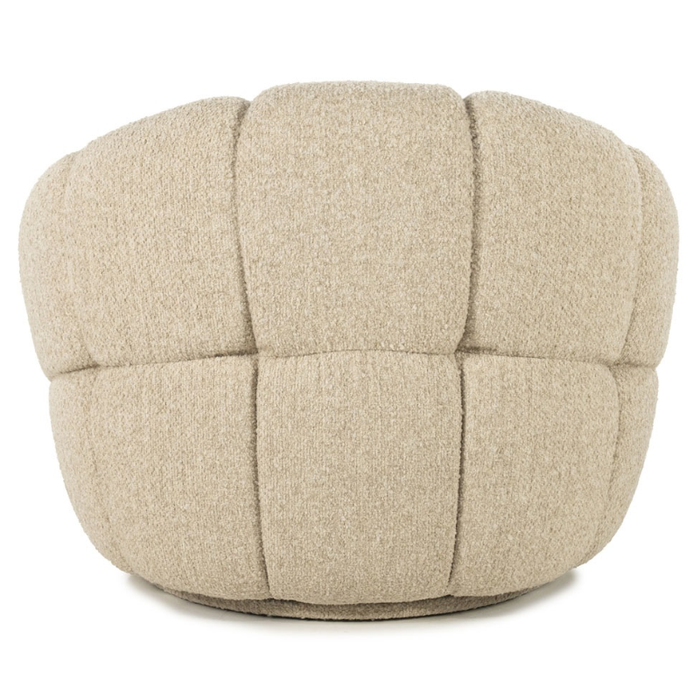 Draaifauteuil Tina - Flou Beige | Eleonora