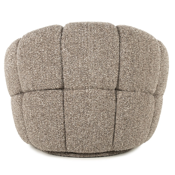 Draaifauteuil Tina - Flou Taupe | Eleonora