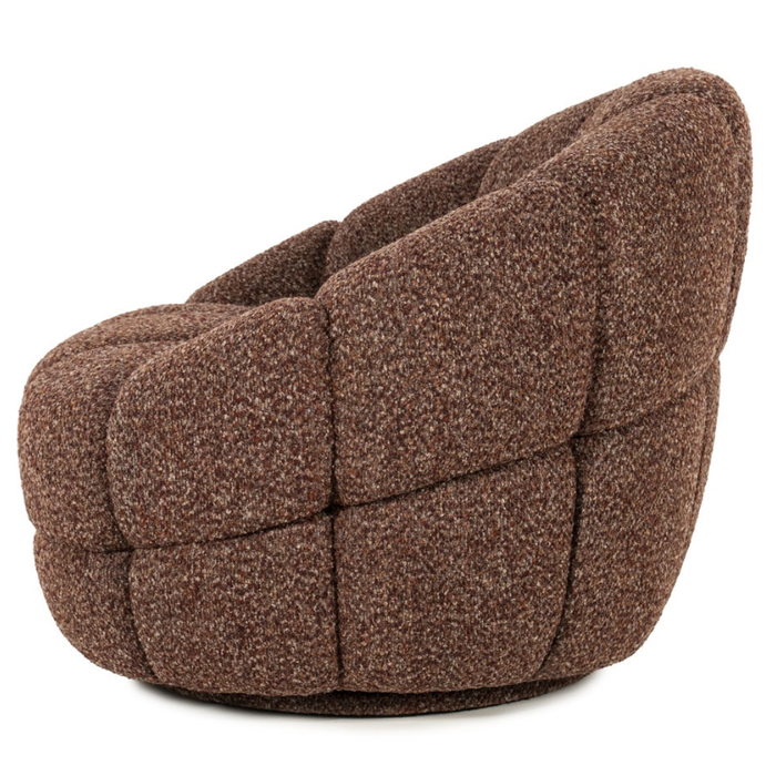 Draaifauteuil Tina - Flou Rood | Eleonora