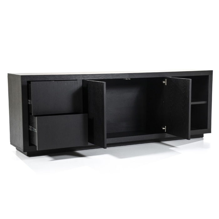 Dressoir Helsinki 200 cm - Zwart | Eleonora