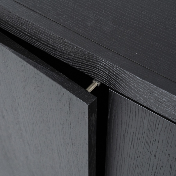 Dressoir Helsinki 200 cm - Zwart | Eleonora