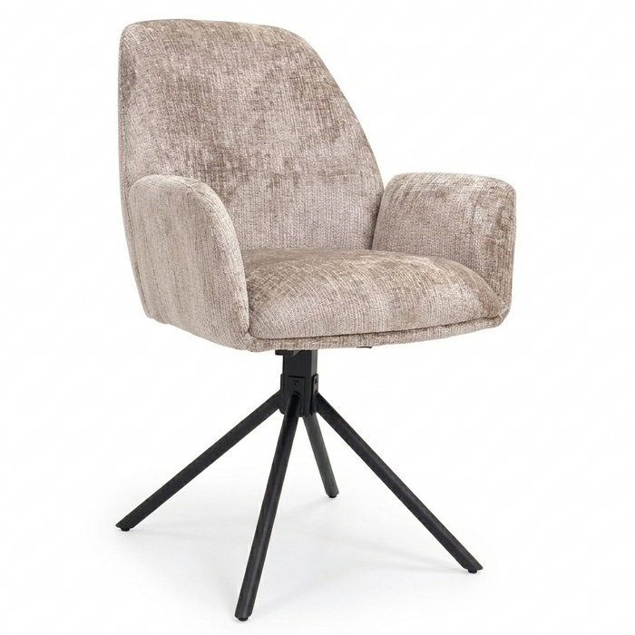 Eetkamerstoel Donatello - Touch Taupe