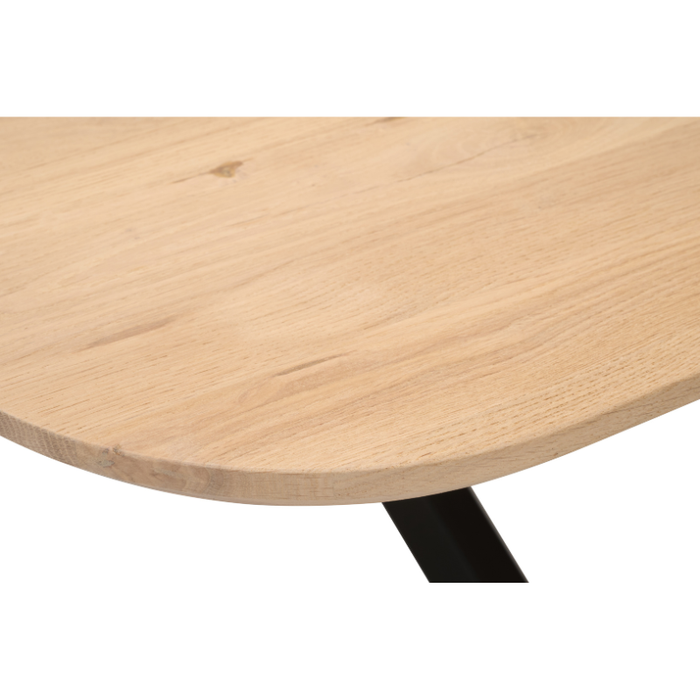 Eetkamertafel Pozo - Uitschuifbaar - Met Ronde Hoeken