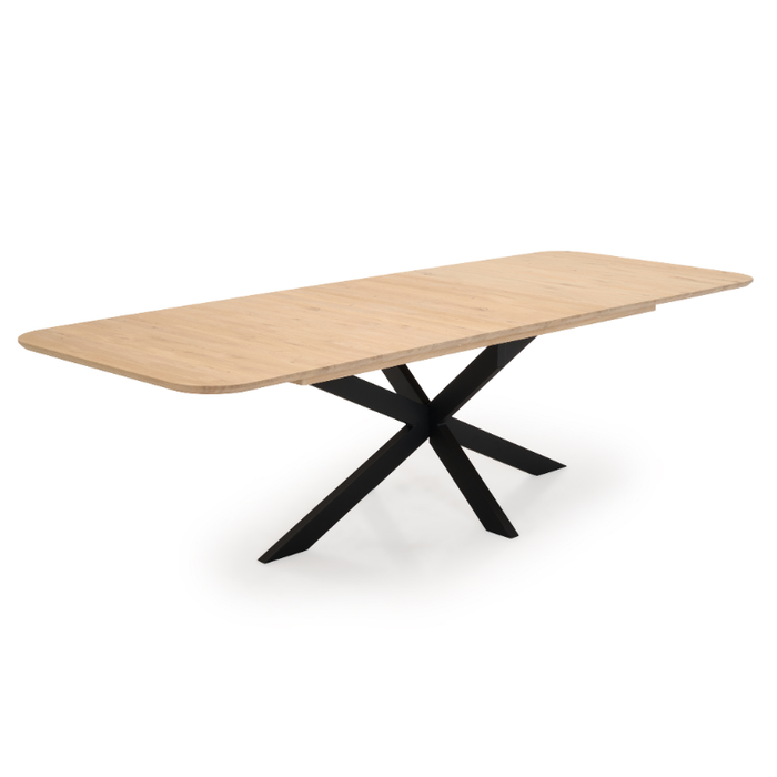 Eetkamertafel Pozo - Uitschuifbaar - Met Ronde Hoeken