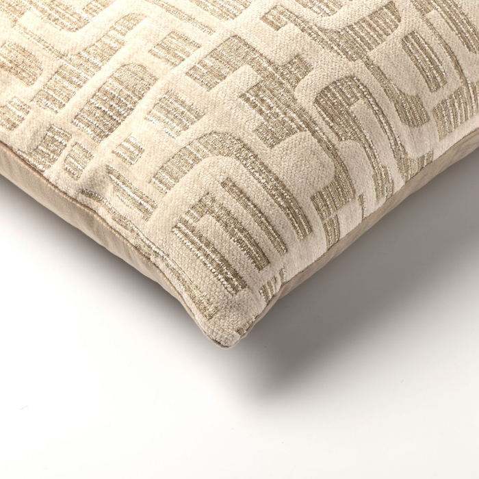 Sierkussen Fabia 45x45 cm - Sesame Bruin Beige