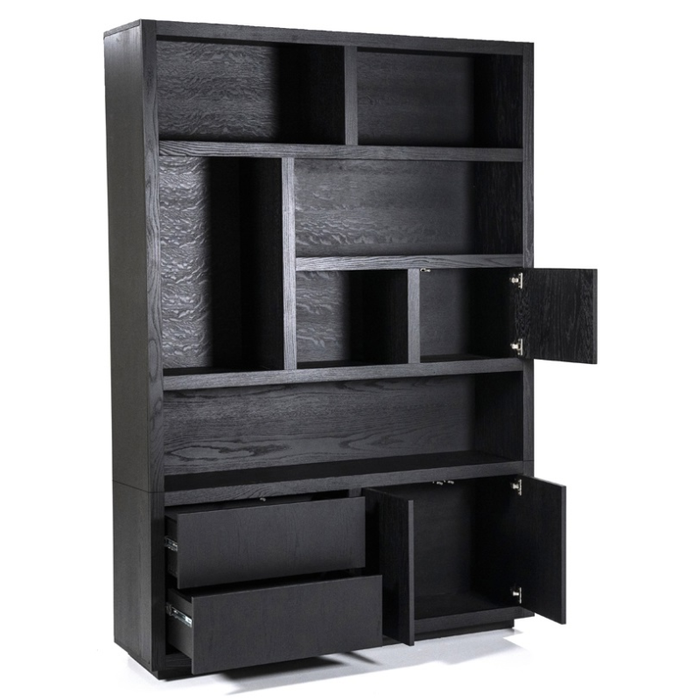 Kabinet Helsinki 150x220 cm - Zwart | Eleonora