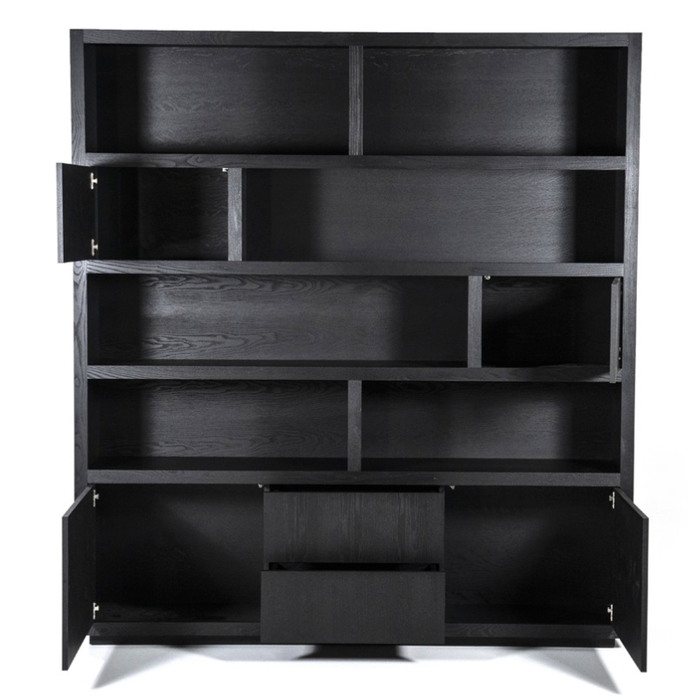 Kabinet Helsinki 200x220 cm - Zwart | Eleonora