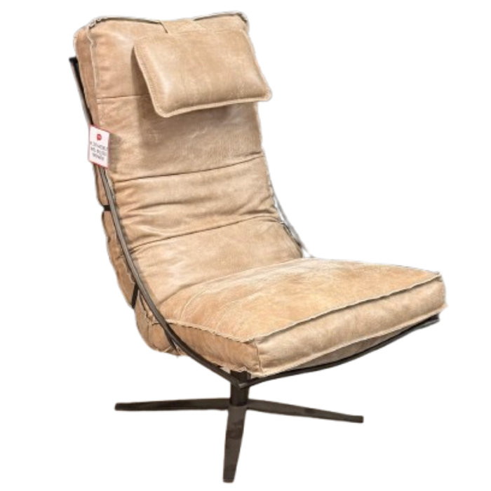 Draaifauteuil Junius - Open Leer Taupe