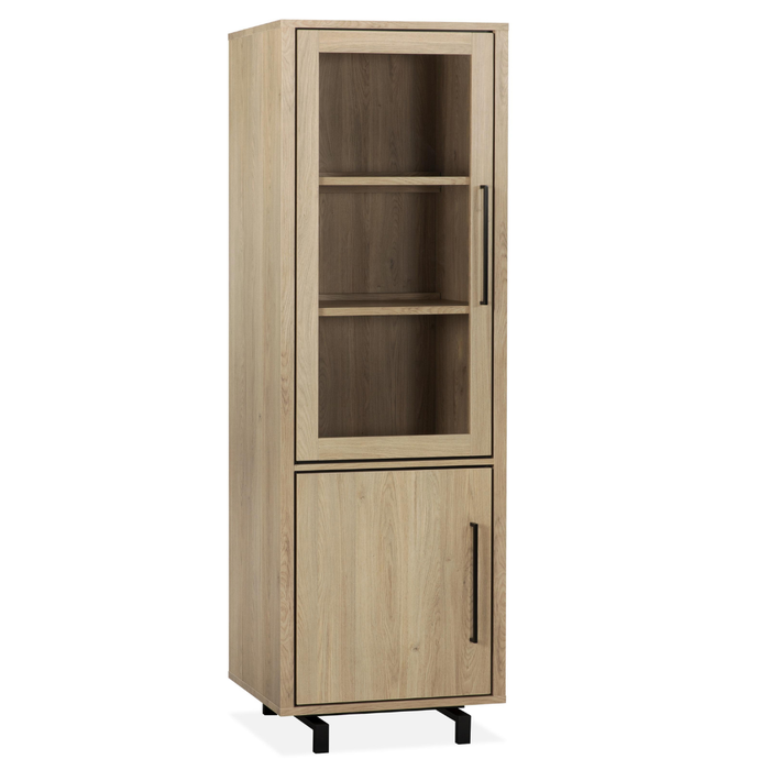 Vitrinekast Abbey - Old Oak