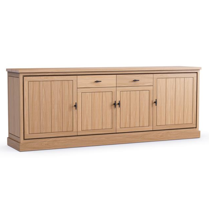 Dressoir Arbois 4 Deurs 2 Lades - Eikenhout