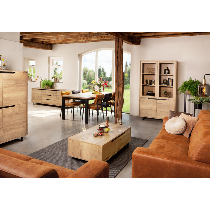 Salontafel Ricardo - Natur Eikenhout