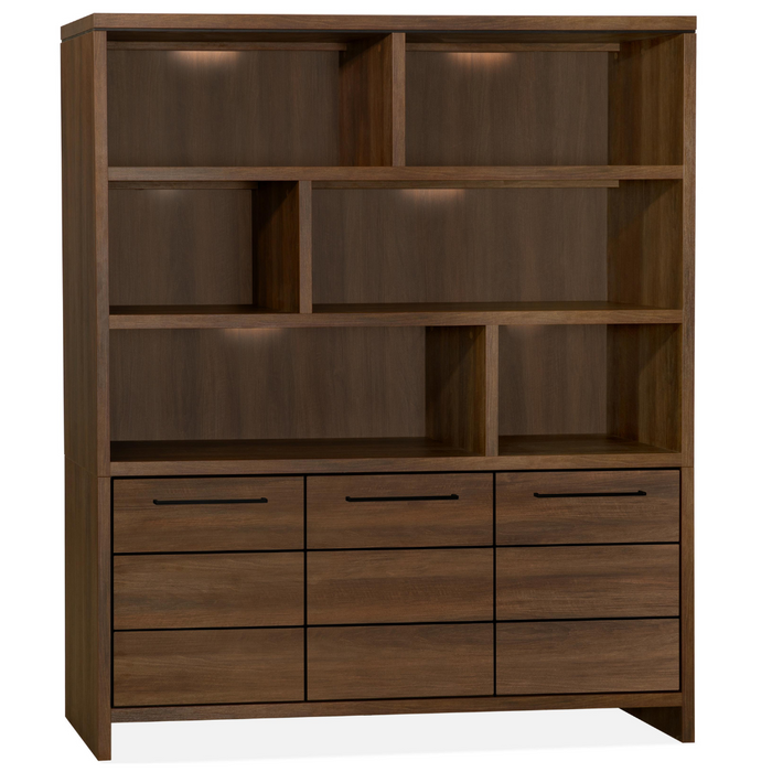 Wandkast Sterre Groot - Dark Almond