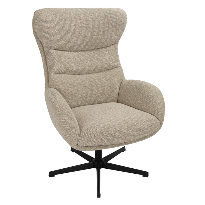 Draaifauteuil Malmo + Hocker | LABEL51