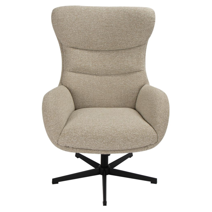 Draaifauteuil Malmo + Hocker | LABEL51