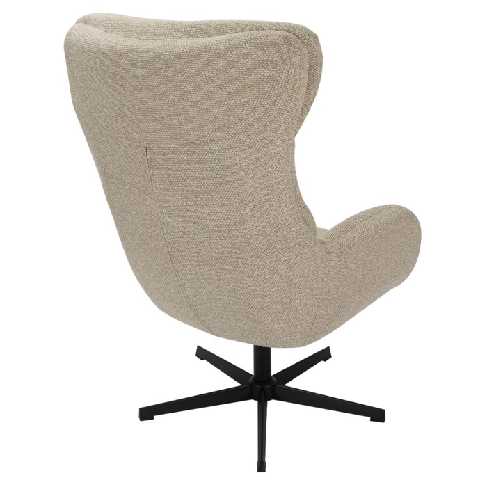Draaifauteuil Malmo + Hocker | LABEL51