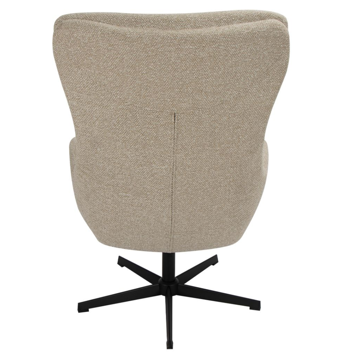 Draaifauteuil Malmo + Hocker | LABEL51