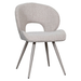 Eetkamerstoel Sakura van LABEL51 in Naturel Royal Boucle met taupe metalen onderstel bij Seinen Nieuwleusen