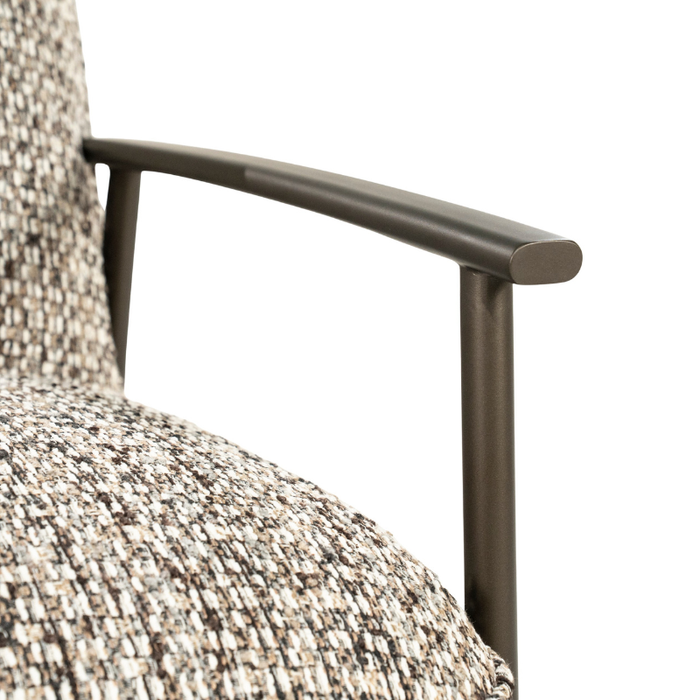 Fauteuil Norel - Vive Taupe | Eleonora