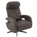 Relaxfauteuil Esbjerg verstelde hoofdsteun van LABEL51 in Micro Suede antraciet bij Seinen Nieuwleusen