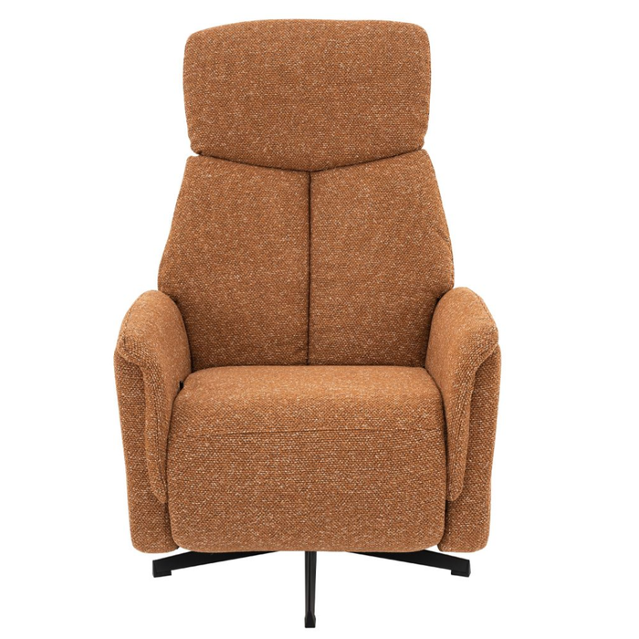 Vooraanzicht relaxfauteuil Helsinki van LABEL51 in Royal Boucle bij Seinen Nieuwleusen