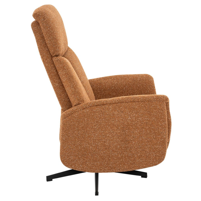 Zijaanzicht relaxfauteuil Helsinki van LABEL51 in Royal Boucle bij Seinen Nieuwleusen