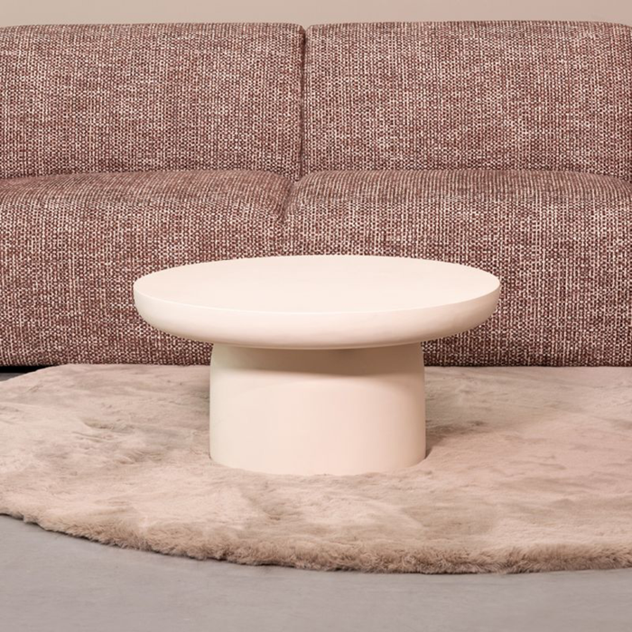 Sfeerafbeelding salontafel Mavi Japandi van LABEL51 in Soft Sand Mangohout bij Seinen Nieuwleusen

